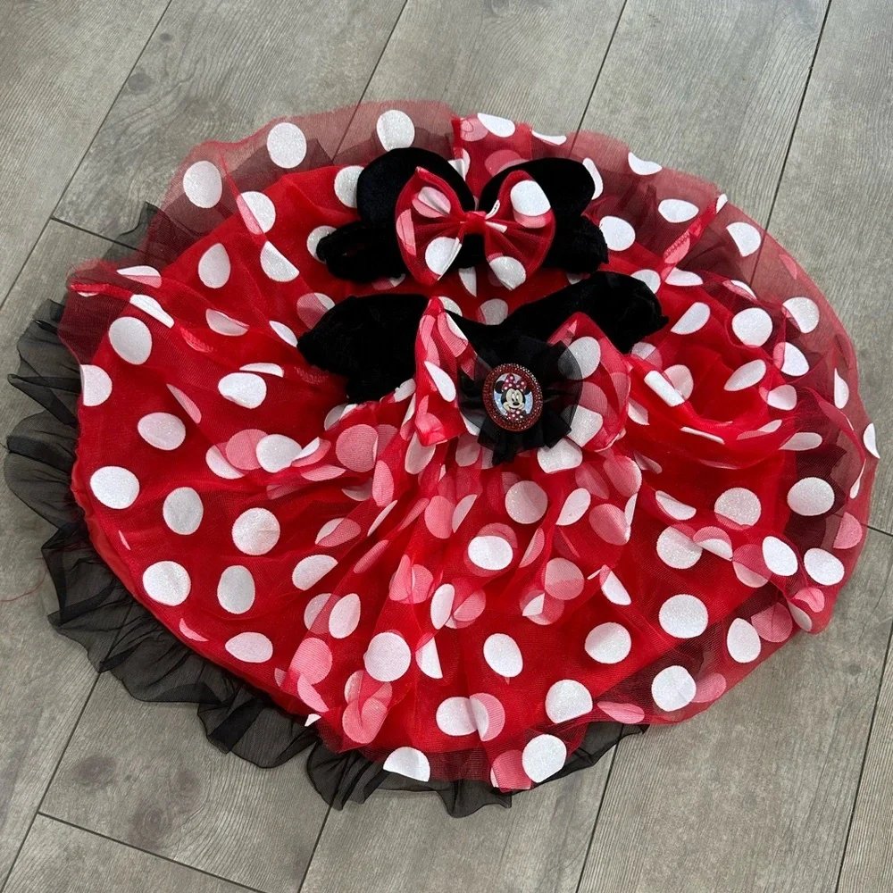 Disney Red and White Polka Dot Mouse Costume - Picture 6 of 14